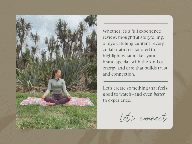 Wellness Guide & Creator | Wellness, Travel, Lifestyle - Let's create!