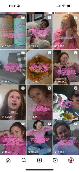 Instagram Reel + report to TikTok